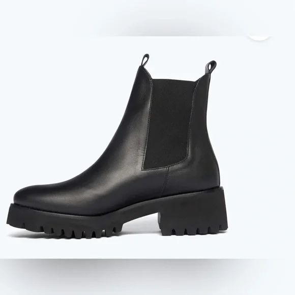 Freda Salvador Brooke Rain Resistant Boot  - Black Calf - Picture 7 of 14